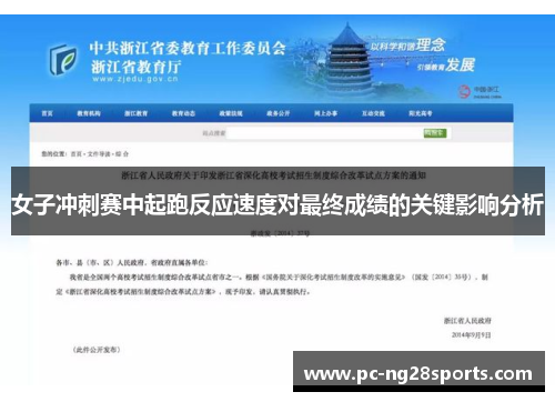 女子冲刺赛中起跑反应速度对最终成绩的关键影响分析