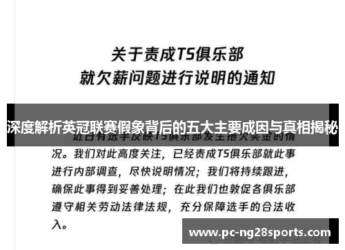 深度解析英冠联赛假象背后的五大主要成因与真相揭秘 深度解析英冠联赛假象背后的五大主要成因与真相揭秘