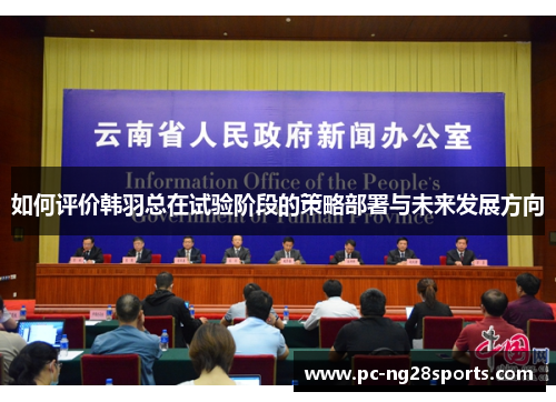 如何评价韩羽总在试验阶段的策略部署与未来发展方向